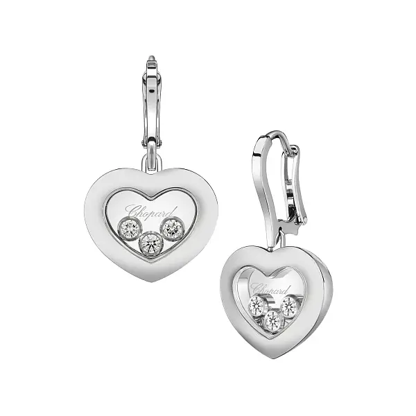 Gold-Ohrringe Chopard Happy Diamonds 83A611-1301