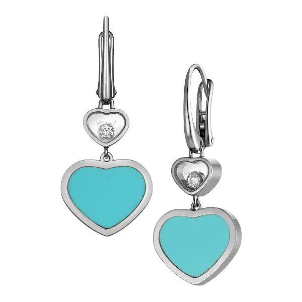 Gold-Ohrringe Chopard Happy Hearts 837482-1410