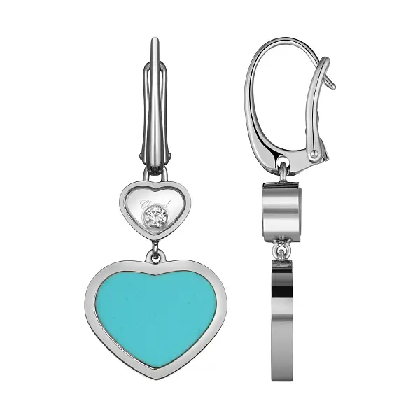 Gold-Ohrringe Chopard Happy Hearts 837482-1410