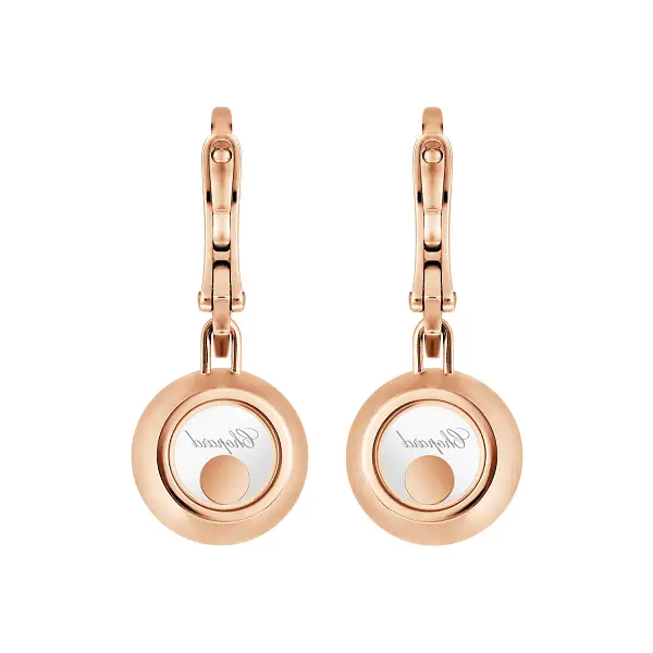 Gold-Ohrringe Chopard Happy Diamonds 83A017-5301