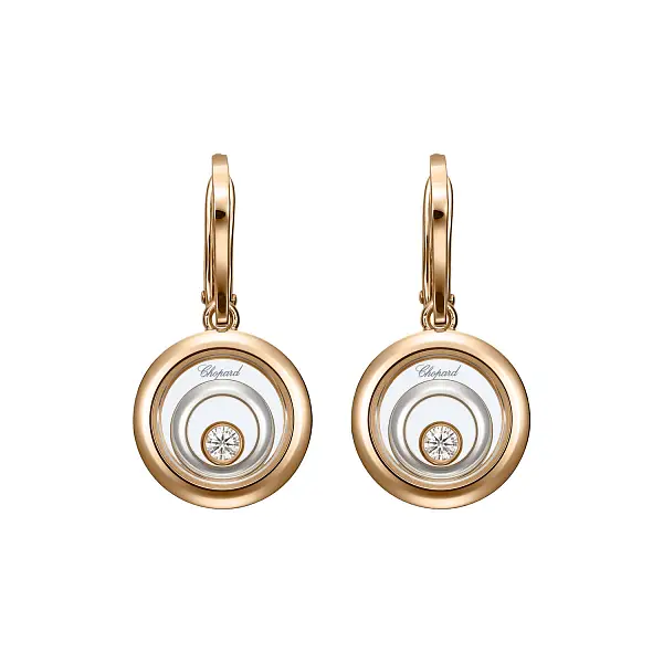 Gold-Ohrringe Chopard Happy Spirit 838230-9001