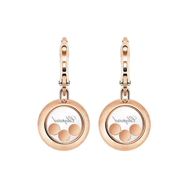Gold-Ohrringe Chopard Happy Diamonds 83A018-5301