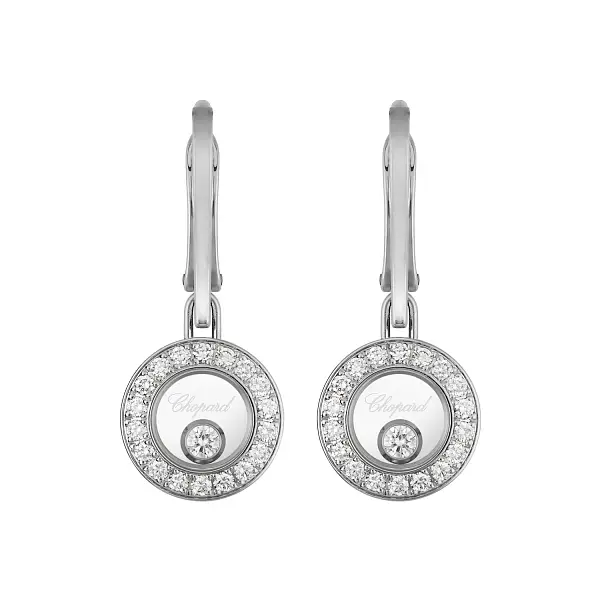 Gold-Ohrringe Chopard Happy Diamonds 83A017-1401