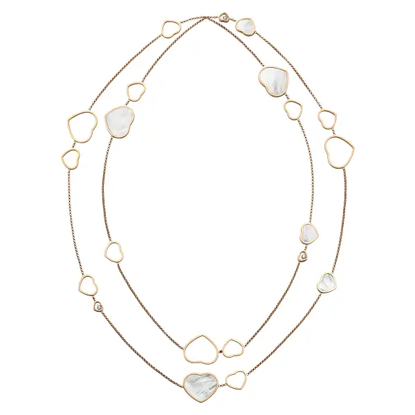 Gold Chopard Happy Hearts Halskette 817482-5301