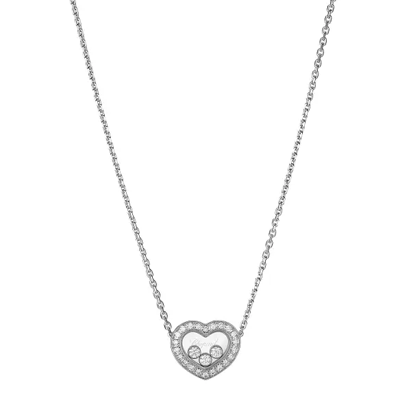Gold Chopard Happy Diamonds Halskette 81A611-1201