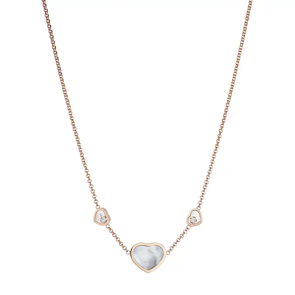 Gold Chopard Happy Hearts Halskette 81A082-5301