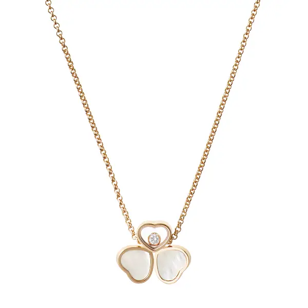 Gold-Anhänger Chopard Happy Hearts 81A083-5311