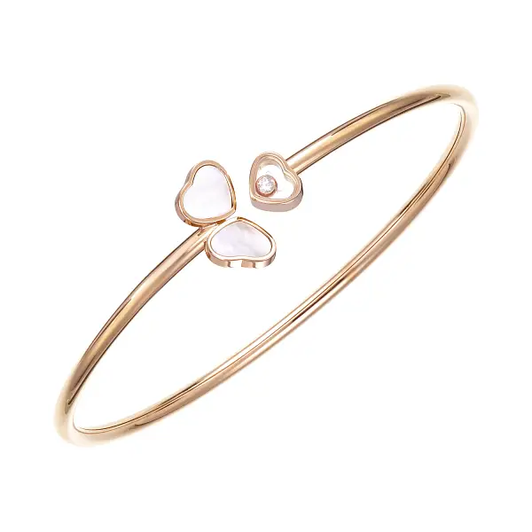 Gold Chopard Happy Hearts Wings Armband 85A083-5302