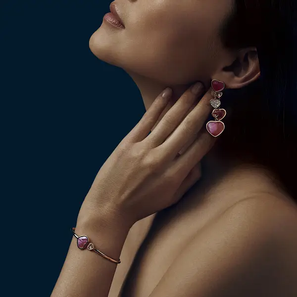 Gold Chopard Happy Hearts Armband 857482-5706