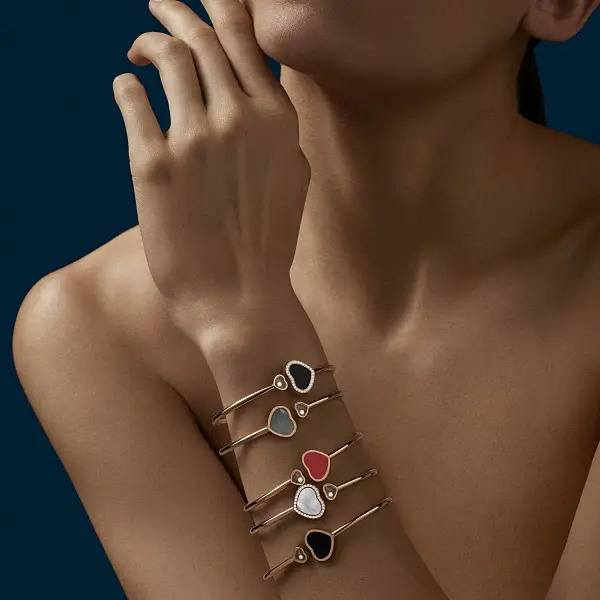 Gold Chopard Happy Hearts Armband 857482-5202