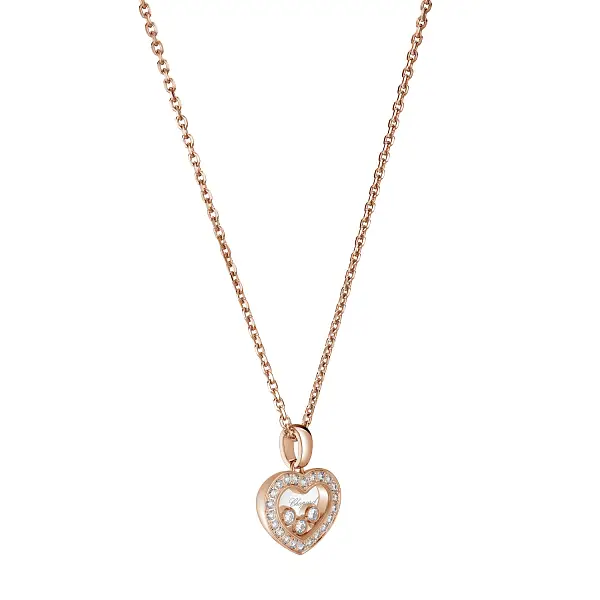 Gold-Anhänger Chopard Happy Diamonds 79A611-5201