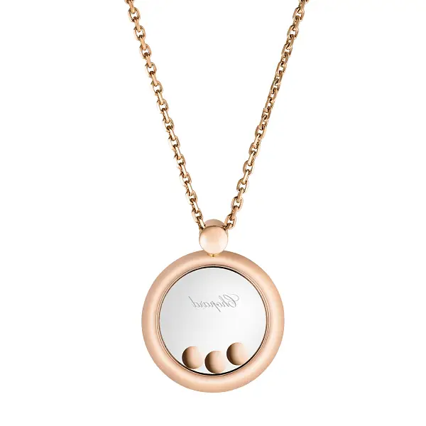 Gold-Anhänger Chopard Happy Diamonds 793929-5201