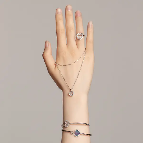 Goldarmband Chopard Happy Diamonds 85A614-1203