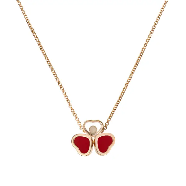 Gold Chopard Happy Hearts Halskette 81A083-5811