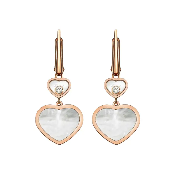 Gold-Ohrringe Chopard Happy Hearts 837482-5310