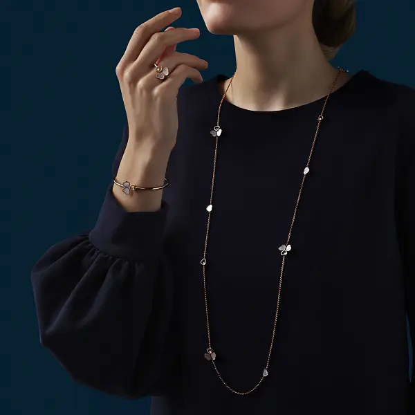 Gold Chopard Happy Hearts Armband 85A083-5301