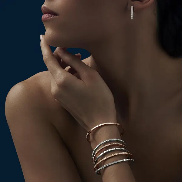 Gold Chopard Eiswürfel Pure Armband 857702-5007