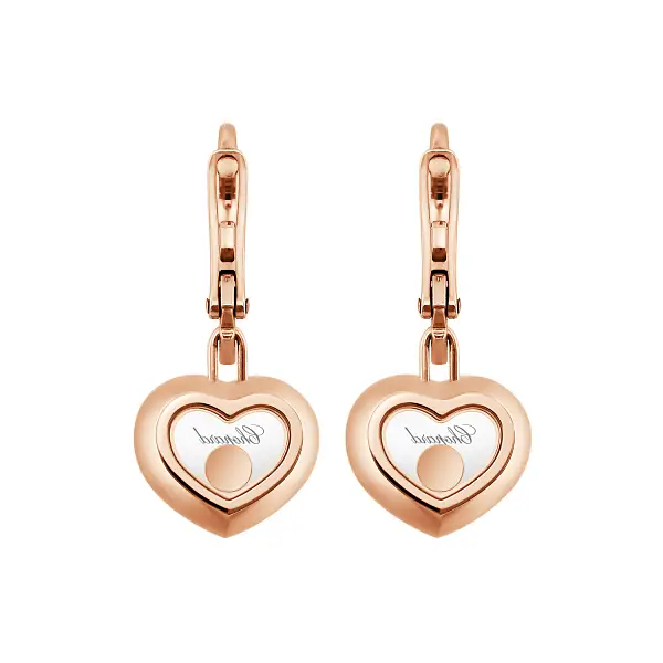 Goldohrringe Chopard Happy Diamonds 83A054-5301