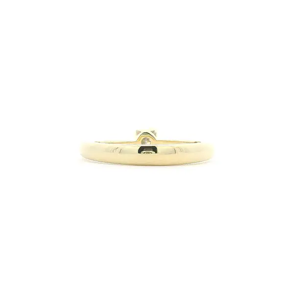 Verlobungsring aus Gelbgold mit 0,18 ct Diamant