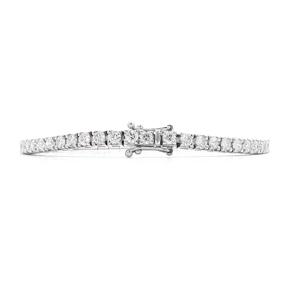 Goldenes Tennisarmband mit Diamanten