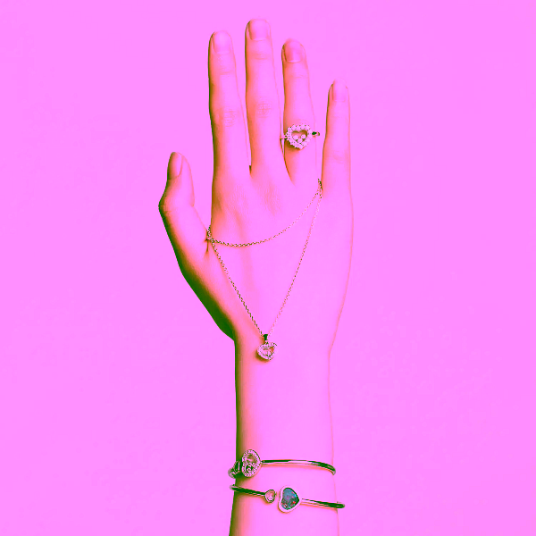 Goldarmband Chopard Happy Diamonds 85A614-1200