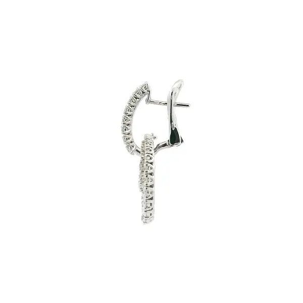 Diamantohrringe éclat double circle