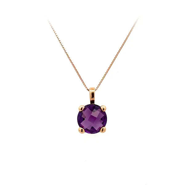 Goldanhänger mit Amethyst
