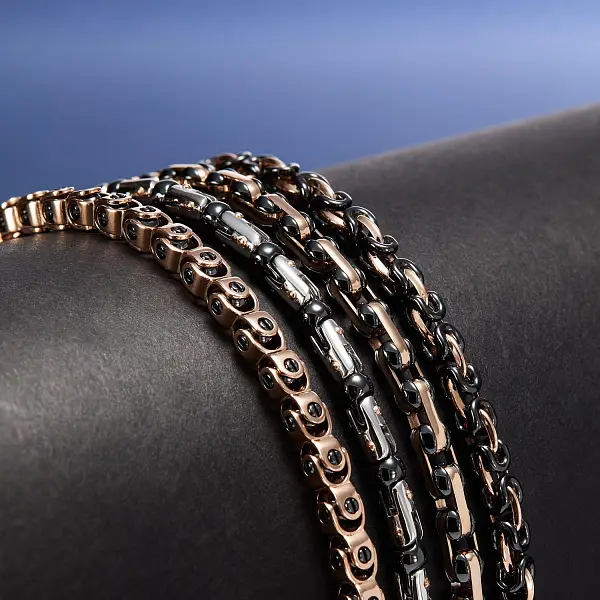 Zancan Ceramikgold Goldarmband KB054R-N