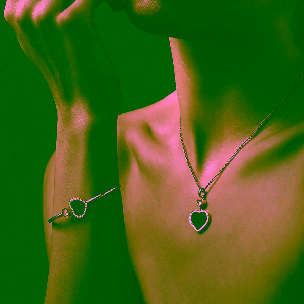 Gold Chopard Happy Hearts Armband 85A074-5202