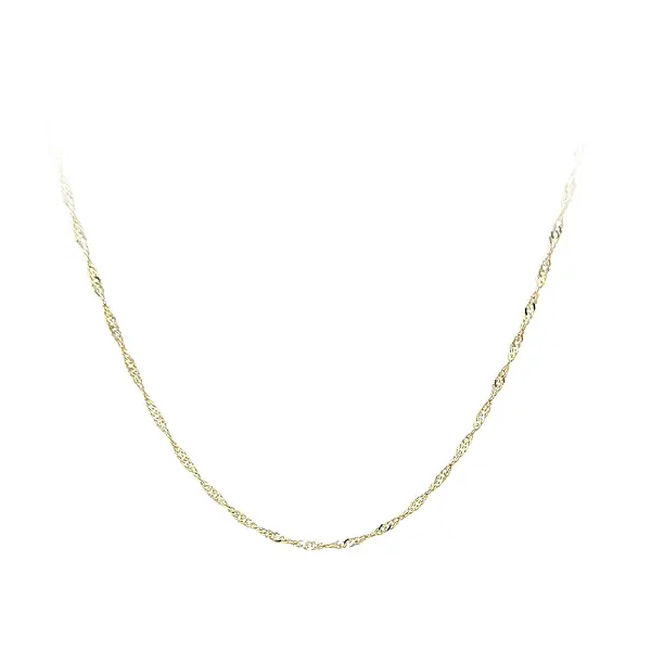 Goldkette im Singapur-Muster