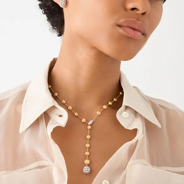 Marco Bicego Africa Alta Goldkette CB2900-B B2 YW Q6