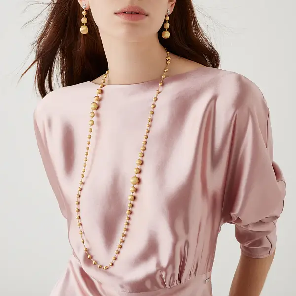 Gold-Halskette Marco Bicego Afrika CB1417 Y 02