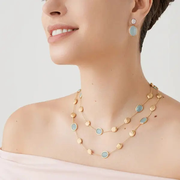 Gold-Ohrringe Marco Bicego Siviglia OB1799-B AQ01 YW