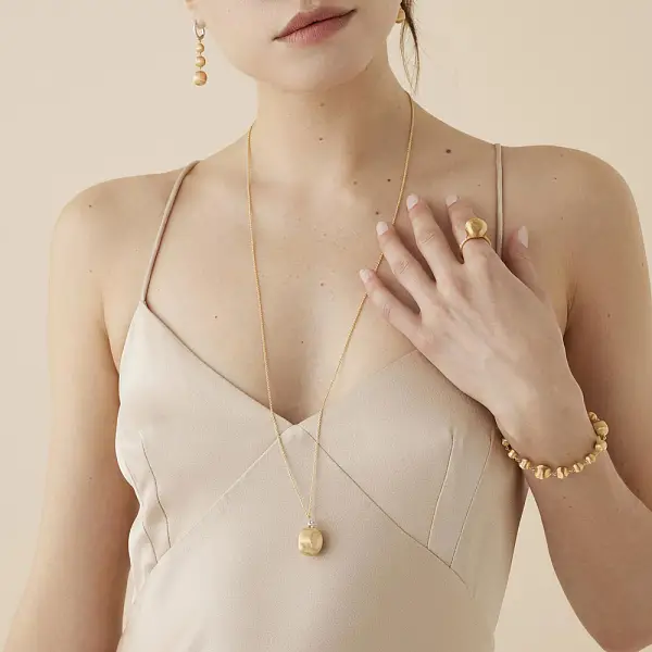 Gold Halskette Marco Bicego Afrika CB2838 B YW Q6