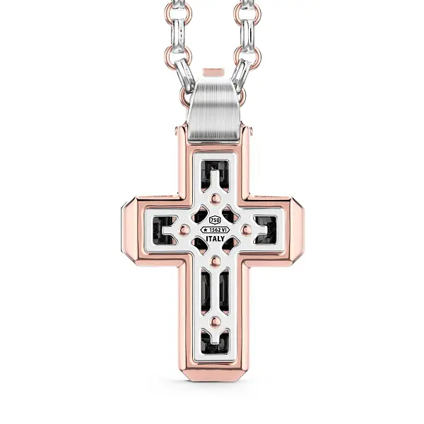 Zancan Couture Saphir-Goldkette UC101RB-60