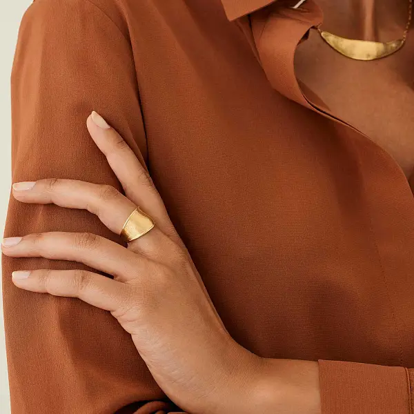 Gold Marco Bicego Lunaria AB550 Y Ring