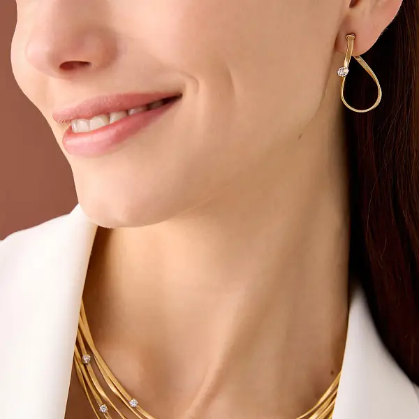 Goldohrringe Marco Bicego Marrakech OG404_B8 YW M5