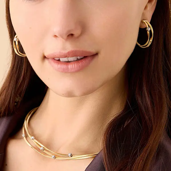 Goldohrringe Marco Bicego Marrakech OG335_B8 YW M5