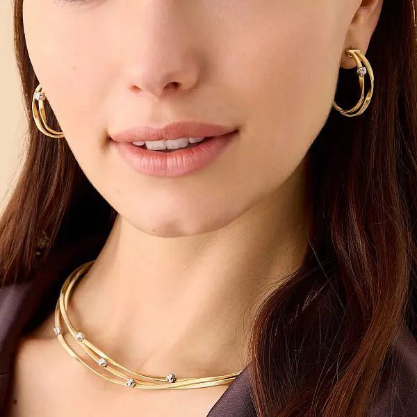 Goldene Halskette Marco Bicego Marrakech CG848_B8 YW M5