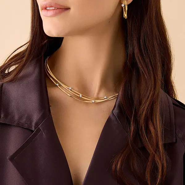 Goldene Halskette Marco Bicego Marrakech CG848_B8 YW M5