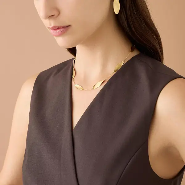 Goldene Halskette Marco Bicego Lunaria Twist CB2896 Y 02