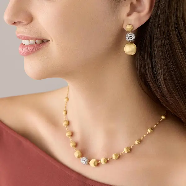 Goldene Halskette Marco Bicego Africa Alta CB2899_B2 YW Q6