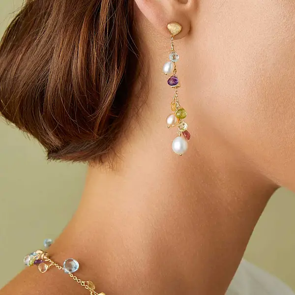 Goldohrringe Marco Bicego Paradise OB1779 MIX114 Y