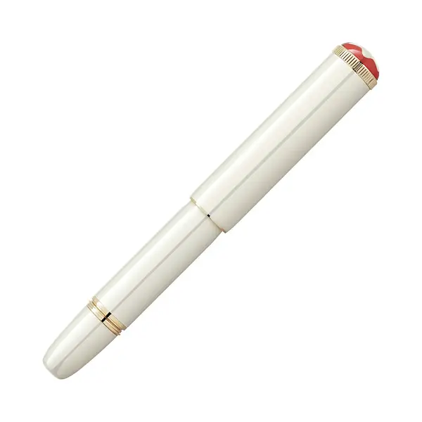 Montblanc Heritage Rouge et Noir „Baby“ Special Edition Rollerball in Elfenbeinfarbe MB128122