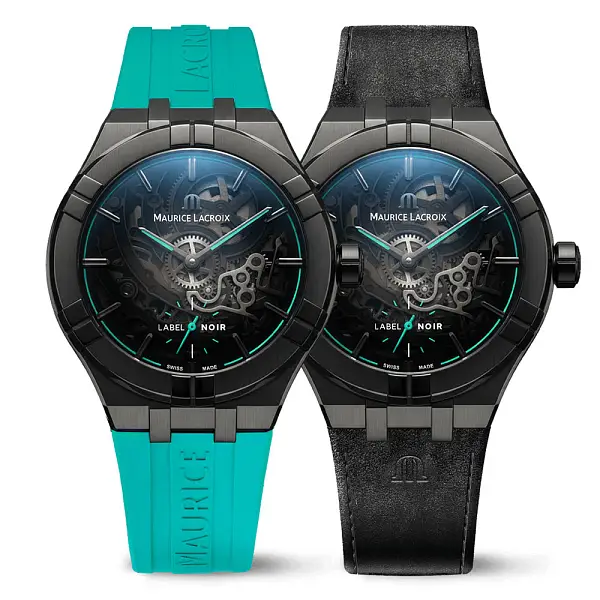 Marurice Lacroix Aikon Automatic Skeleton Label Noir AI6028-DLB0B-030-H
