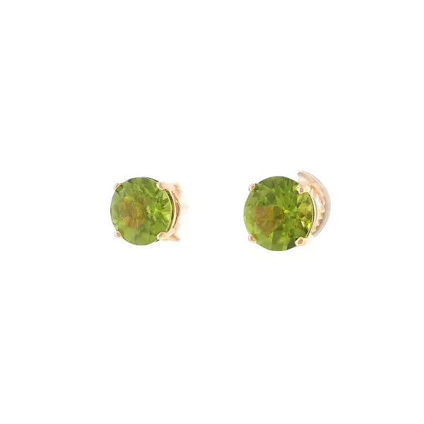 Ohrstecker aus 18 kt Roségold mit Peridots 3,30 ct