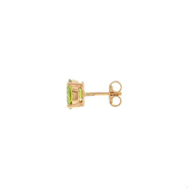 Ohrstecker aus 18 kt Roségold mit Peridots 3,30 ct