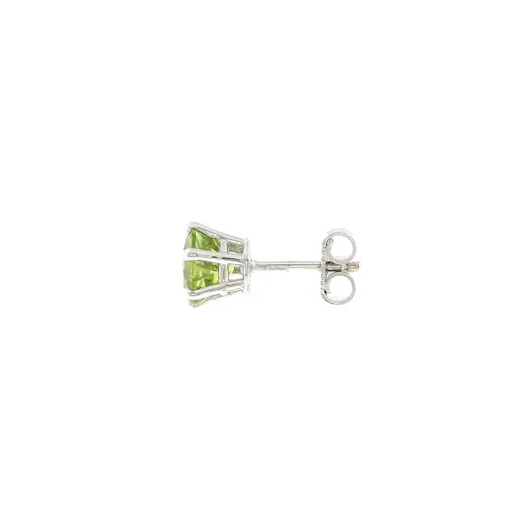 Ohrstecker aus 18 kt Weißgold mit Peridots 3,15 ct