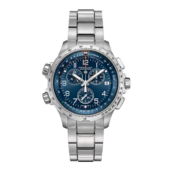Hamilton Khaki Luftfahrt X-Wind GMT Chrono Quarz H77922141