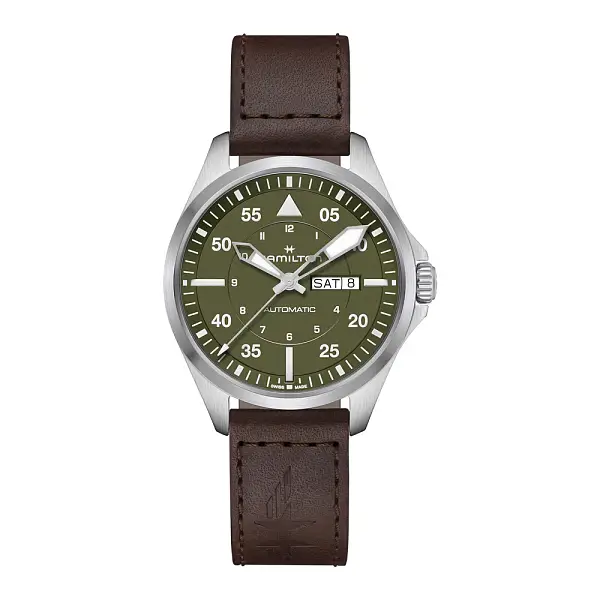 Hamilton Khaki Luftfahrt Pilot Tag Datum Auto H64635560